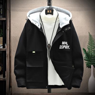 China Waterproof 2020 men new fashion cotton coat fur lining jackets fall casual winter outwear for sale