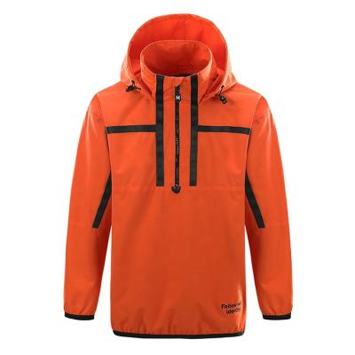 China 2020 Hot Sale Orange Polyester Jacket Winter Fashion Light Viable Outdoor Jackets For Men for sale