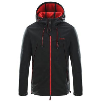 China Winter Sustainable Soft Hoodie Heavy Shell Polyester Jacket Fashion Jackets For Men for sale