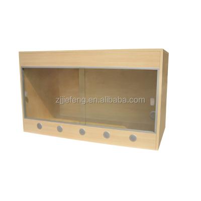 China MDF Viable Clear Style Reptile Cage European Mini Pet Greenhouse for sale