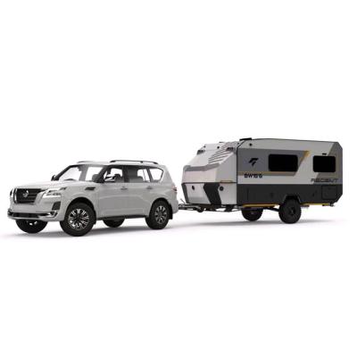 China Kitchen System Standard Off Road RV Caravan Van Camping Camper Trailer Manufacturers for sale