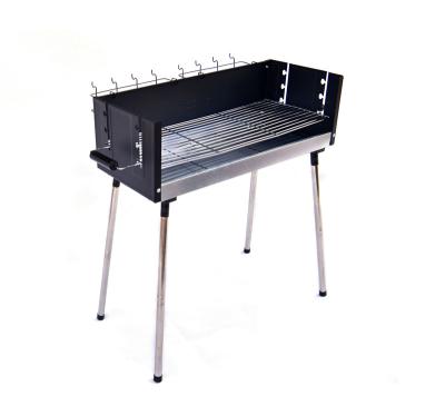 China Easily Assembled BBQ Rack Outdoor Camping Thickened Folding BBQ Grill for sale