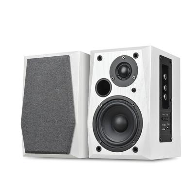 China None For USA Markets 50W 2ch SD Output USB Wooden Bookshelf HiFi Multimedia HiFi Speaker for sale