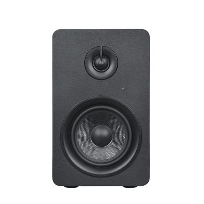 China HOME THEATER 2022 New Wooden 100W 5 Inch Woofer Bass XLR TRS Home Studio Lab DJ Audio Equipment Professional Powered Active Monitor Speaker for sale