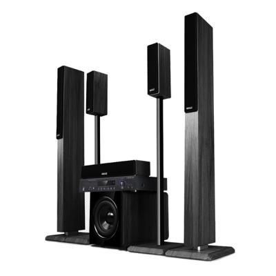 China 2019 Blue Wireless LED TV System SD MMC Power VFD Amplifier Tooth Speaker Subwoofer 5.1 Home Theater System for sale