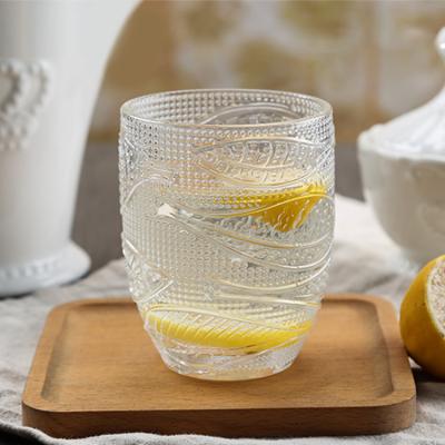 China Gift box 350ml glass modern style wholesale style single juice water fish fish promotion crystal glass for sale