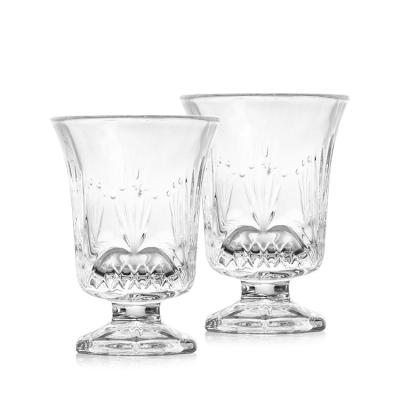 China Top grade PETRA series 2 oz mini vintage mug shot glasses drink stemware for wedding office hotel for sale