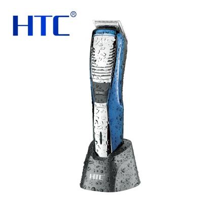 China HTC Professional Waterproof Facial Hair Remover Trimmer Rechargeable Cordless Trimmer AT-029 for sale