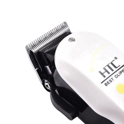 China HTC CT-605 Quick Shave With Vacuum Cutting Hair Trimmers Pro Veterinary Clipper for sale