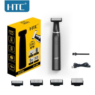 China HTC GT-266 Hotel Electric Shavers For Men And Women Lithium Battery Nose Hair Trimmer Hair Cutter Waterproof Body Razor for sale