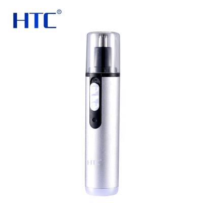 China Single Blade HTC 3 in 1 Electric Nose Ear and Eyebrow Hair Trimmer AT-036 for sale