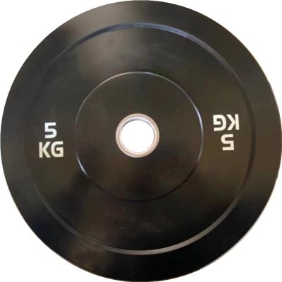 China Universal Exercise 20kg Solid Rubber Disc Power Weight Bumper Plate for sale