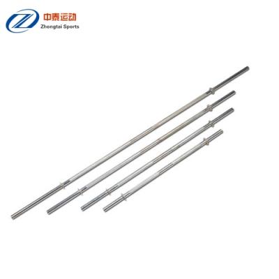 China 130cm Weightlifting Standard Training Chrome Anti-Slip Straight Barbell Bar for sale