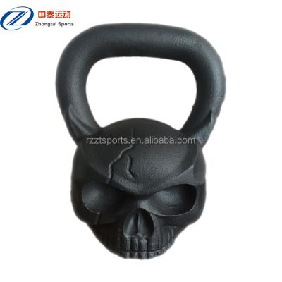 China Fixed custom powder coated sculpted kettlebell with different weight for sale