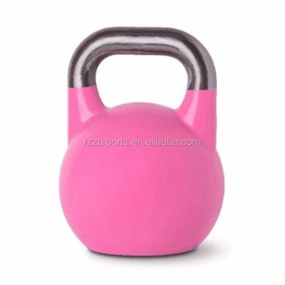 China Wholesale custom home bodybuilding or gym logo competition kettlebell with rack for sale