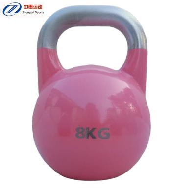 China China Steel Powder Coated Steel Competition Kettlebell Set for sale