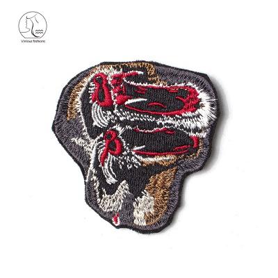 China YunShang Modern Design Viable Shoes College Custom Embroidery Patches for sale