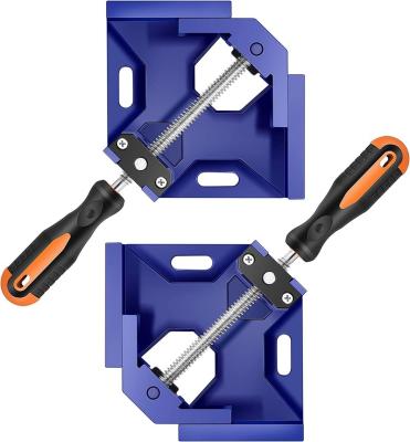 China Easy to Carry 90 Degree Carbon Aluminum Steel Right Angle Corner Quick Released Woodworking Clamp for Metal Welding & Photo Frame for sale