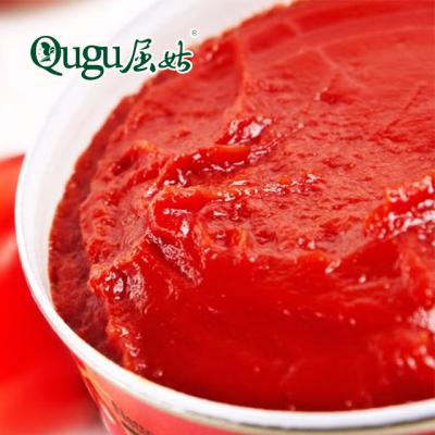 China New 28-30% Double Cropped Concentrate Canned Tomato Sauce 70g/210g/400g/800g/2200 à venda