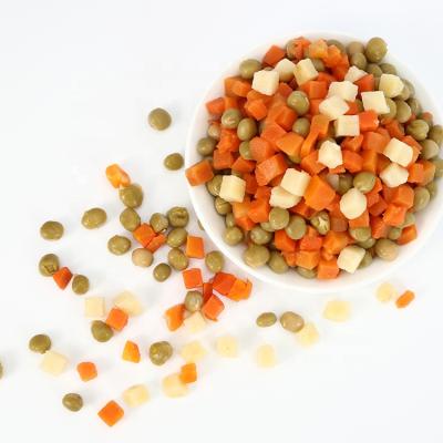 China 2022 Top Quality Canned Mixed Vegetable Canned Peas And Carrots for sale