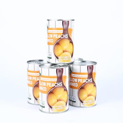 China New Canned Culture Canned Yellow Peach In Syrup 14-17% Factory Price zu verkaufen