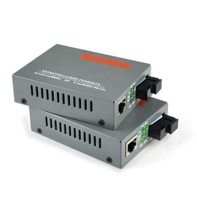 China FTTH single mode SC connector 20KM simplex fiber rj45 media converter 10/100/1000M gigabit for sale