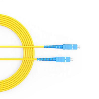 China FTTH Network Fiber Patch Cord FTTB FTTX SC-SC SC-LC SC-FC FC-FC Single Mode Single Mode Patch Cord Fiber Optic for sale