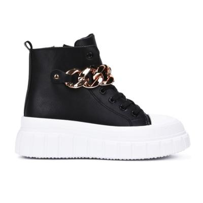 China Other MAIN Women 2022 Fashion PU Chain Light Comfy Sneaker for sale