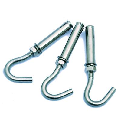 China ZINC Metal Hook Shape Expanding Screw Hook for sale