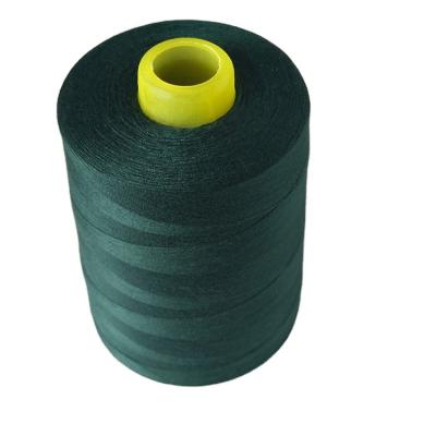 China Wholesale Dark Green 100% Polyester 3000yds High Tenacity 40/2 Sewing Thread For Sewing Machines for sale