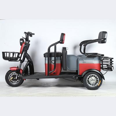 China New 48V 500W 2 Passenger Tube 3 Wheels Producer Electric Tricycle With Big Display For 2 Adults Anti Theft zu verkaufen