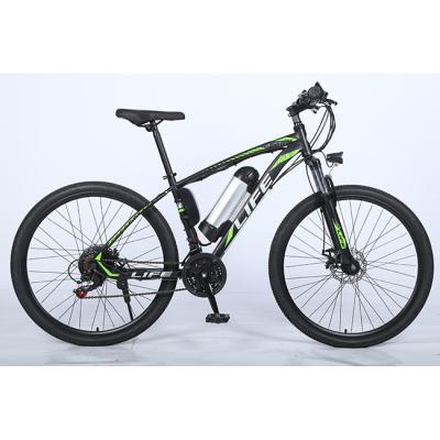 China Inch carbon steel electric iron lithium mountain bike bicycle-27.5 -21 speed à venda