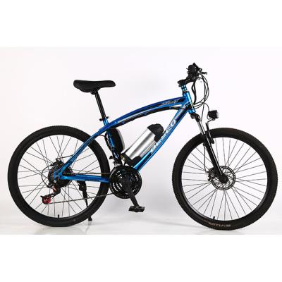 China Inch iron carbon steel lithium battery electric mountain bike steel bike-26 -21 speed à venda