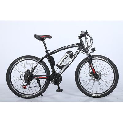 China New steel electric iron lithium battery mountain bike bike-26 -21 speed for sale