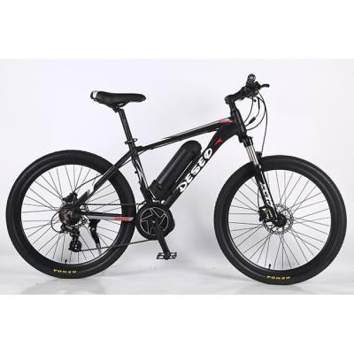 China Standard 26 inch aluminum alloy lithium battery mountain bike with top hot sellingElectric mountain bike 8 speed configuration-rear for sale