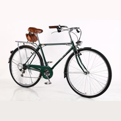 China Vintage Popular Bike Steel Frame High Carbon Bicycle 28 Inch China Factory Old Bike for sale