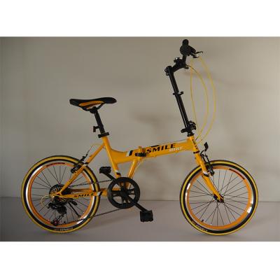 중국 Steel folding bicycle 20 inch ironThailand folding bicycle-rear 7 speeds 판매용