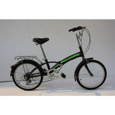 China Steel Folding Bicycle 20 Inch 7 Speed ​​Korean Iron Folding Bicycle-Rear for sale