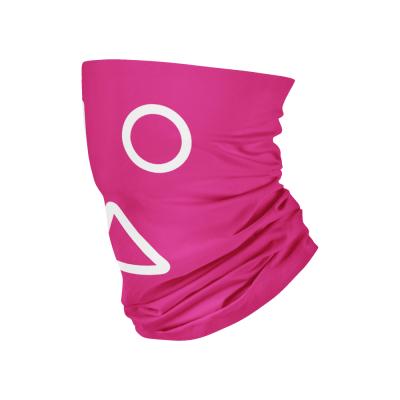 China DecorateÂ   DecorateÂ   Squid Game Print Face Cover Bandanna Squid Game Polyester Neck Scarf Squid Game Turban Face Cover Squid Game for sale