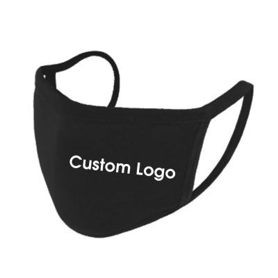 China Fashion Dust Men Dust Mask Women Cotton Cloth Washable Reusable Cloth Breathable Unisex Black Face Mask for sale