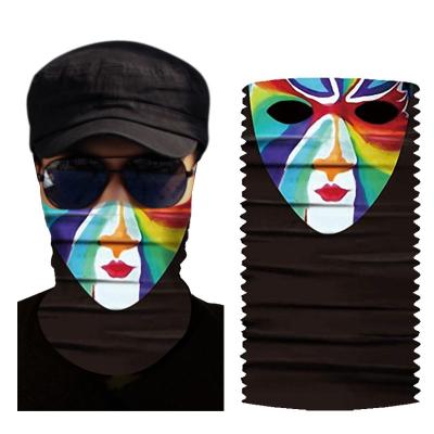 China Cheap 3D sports event print sublimation neck warmer tubulares skull face bandana for sale