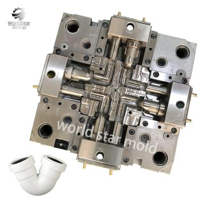 China Industry Product Mold ODM Service PVC Tube Injection Mold PPR Plastic Aluminum Pipe Bridge Fitting Mold for sale