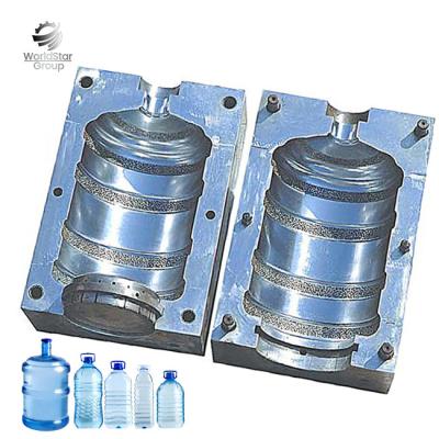 China Steel Hot Cold Runner Blow Mold Making ABS Extrusion Plastic PET Bottle Blow Mold for sale