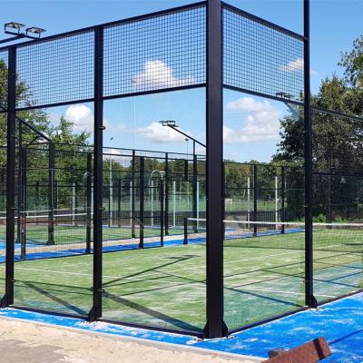 China High strength ultra clear tennis padel glass padel tempered glass tempered glass for padel for sale