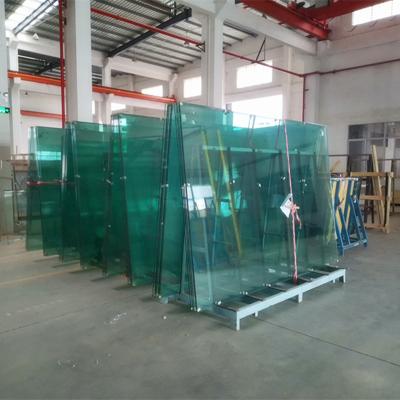 China Clearance Factory Stock 18/30 Cutter Hole 10mm 12mm Size 2000x3000 Padel Tennis Courts Glass for sale