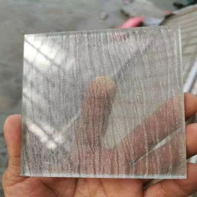 China Modern Customized Size Tempered Eva Laminated Glass Wire Mesh Laminated Glass Decorative Laminated Glass for sale