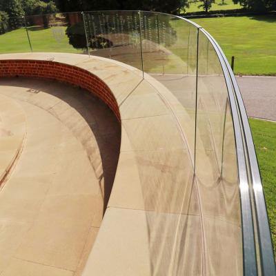 China Modern 9.52 mm Laminated Glass Balustrade Laminated Safety Glass Laminated Glass for sale