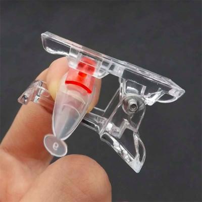 China Newest Style Nail Art DIY Transparent Plastic Manicure Tools Clip On Nails Tips Nail Clip Nail Tips Clip Clips for sale