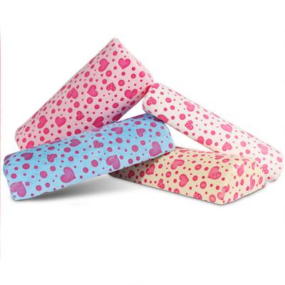 China Colorful Soft Nail Hand Pillow Cotton Fabric Nail Art Arm Rest Hand Pillow For Manicure 30.5*13.7*6.5cm for sale