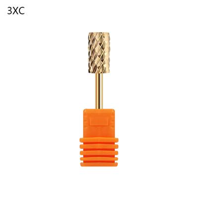 China Wholesale Tungsten Carbide 5 in 1 Electric Nail Drill Bit Folder Tool 3/32 Gold Tungsten Steel Nail Bit for sale